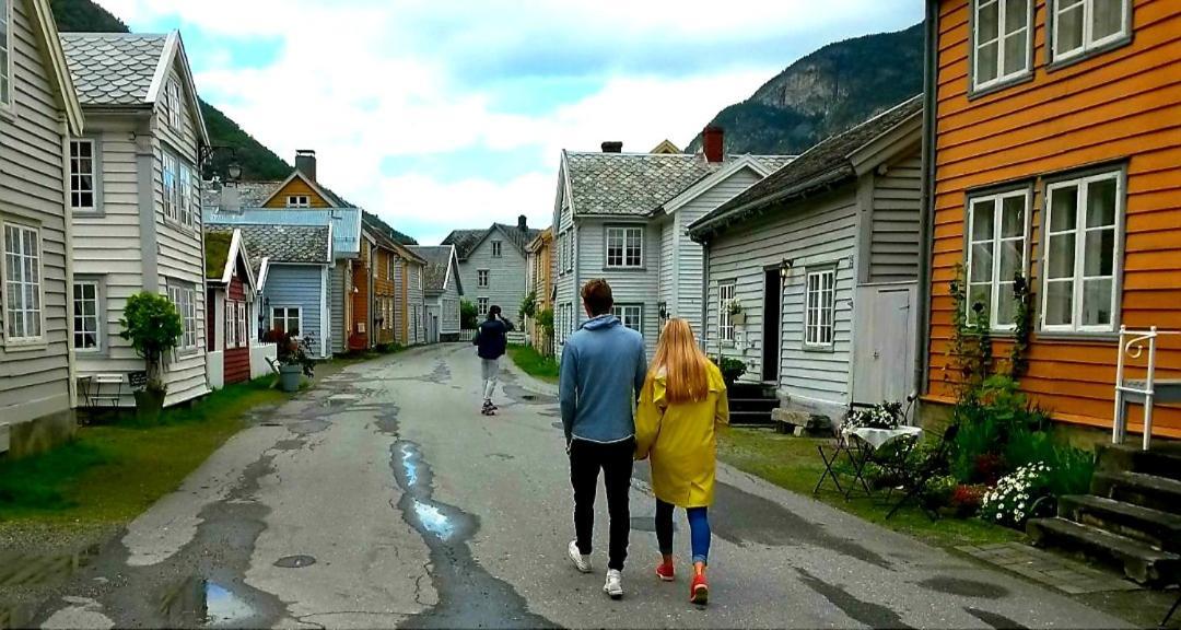 Villa Kvammehuset Pa Gamle Lærdalsøyri Esterno foto