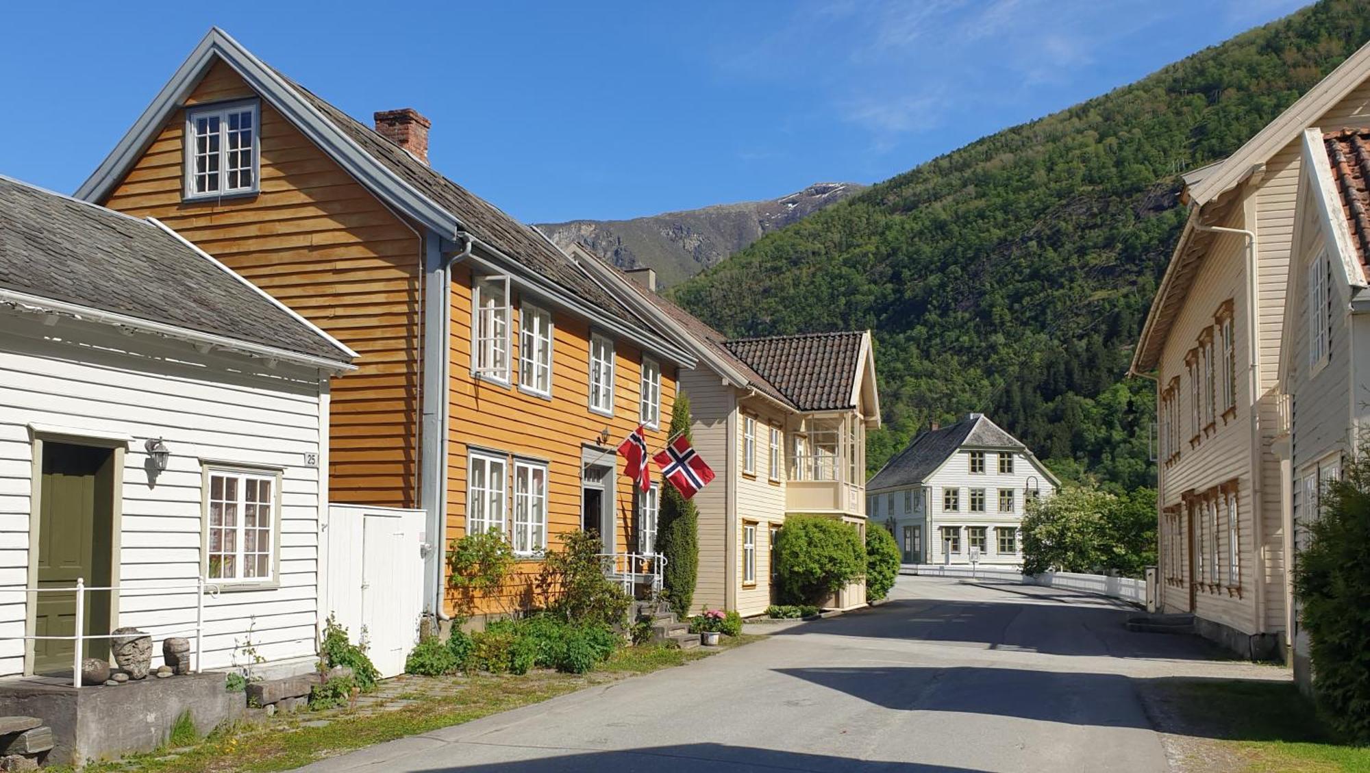 Villa Kvammehuset Pa Gamle Lærdalsøyri Esterno foto